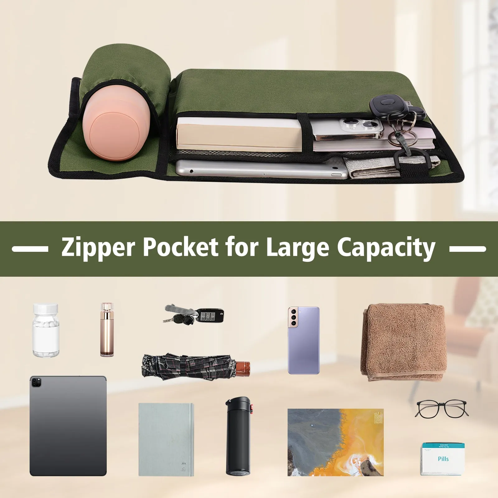 Water-Resistant Folding Walker Bag