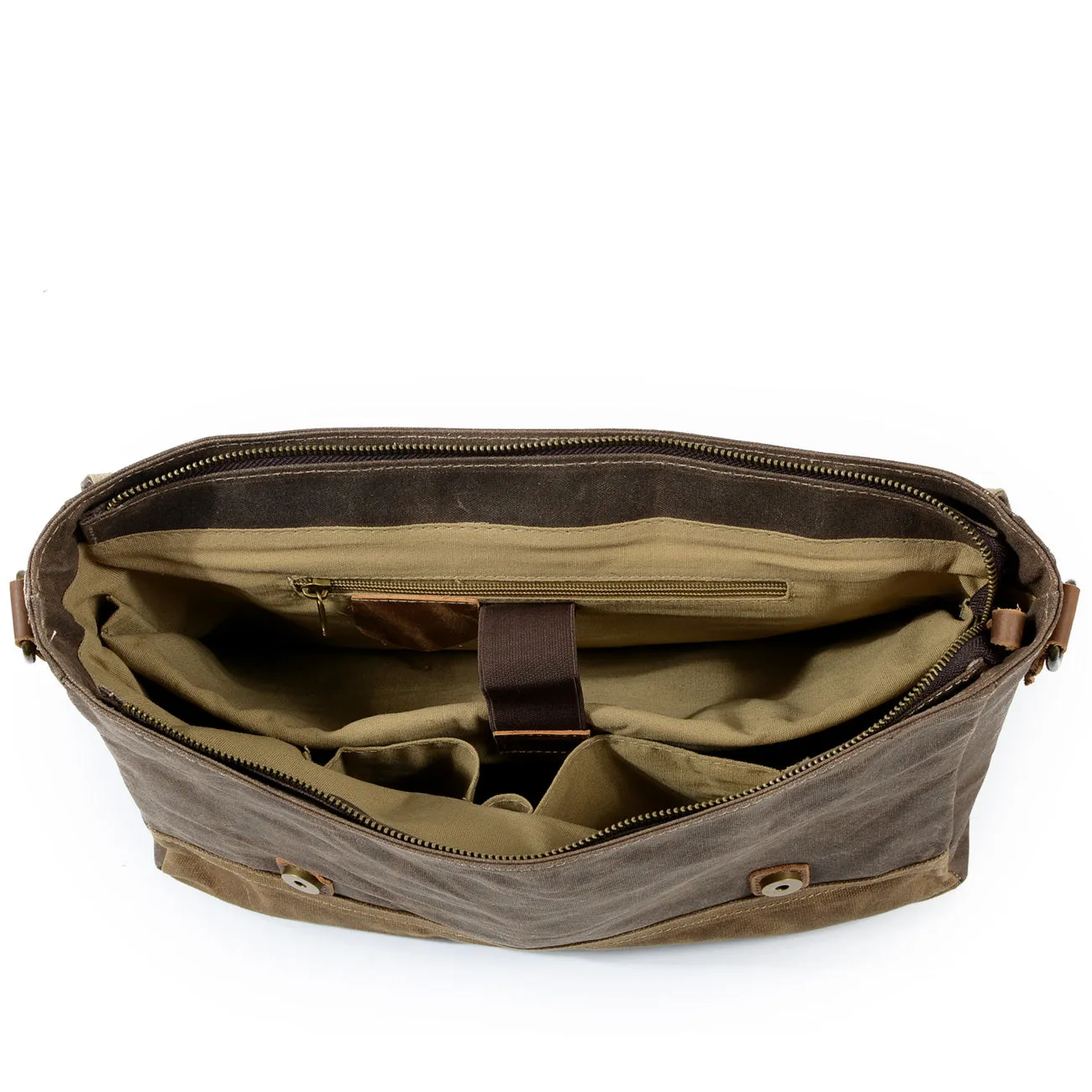 Waxed Canvas Messenger Bag | Atacama