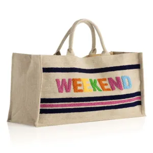 Weekend Beach Bag - Natural