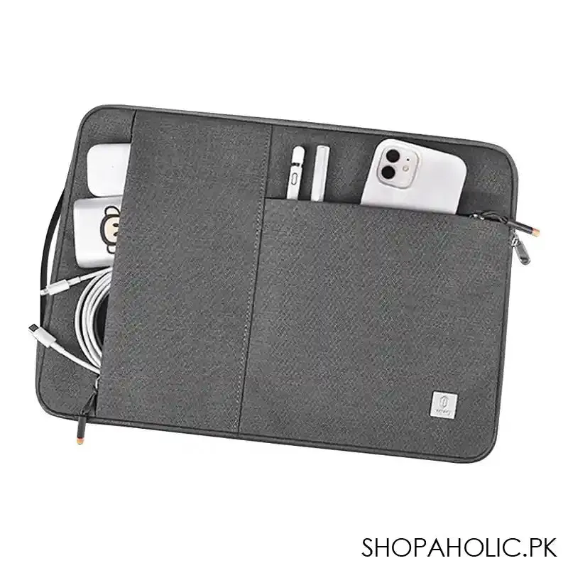 WIWU Alpha Slim Sleeve For Laptop, 14" (Fit Macbook Air) Grey