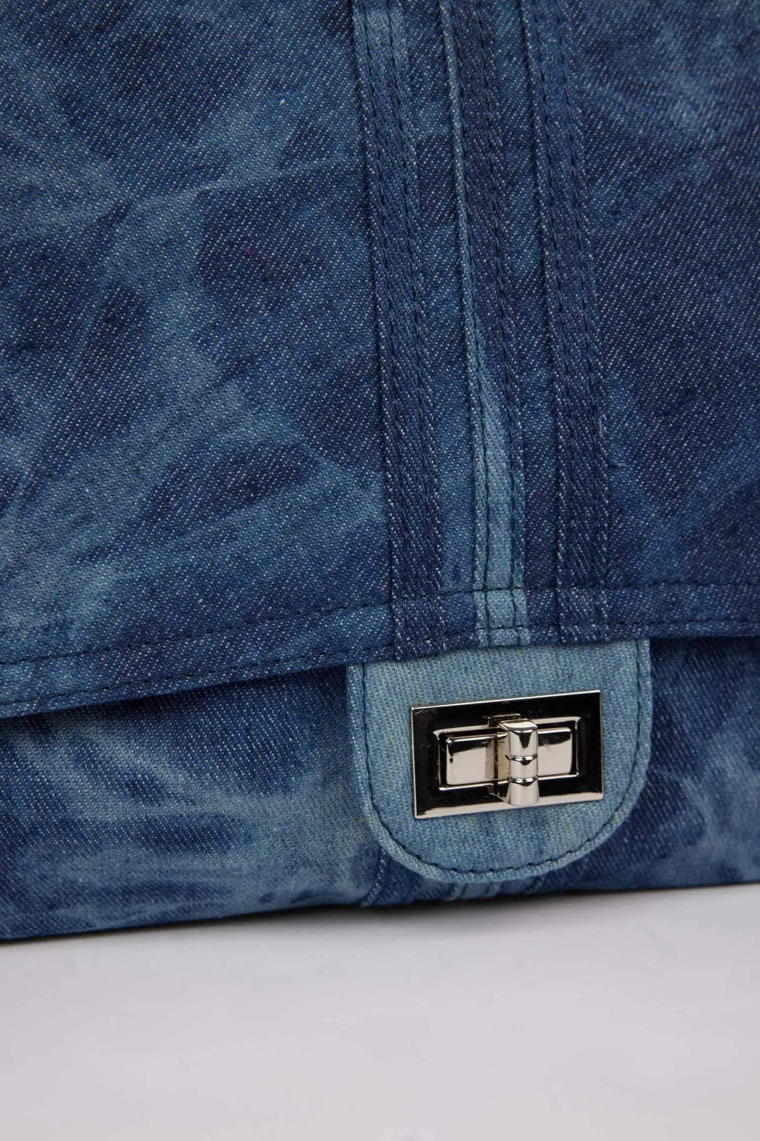 Women Jean Look Shoulder Bag