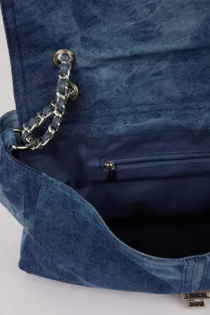 Women Jean Look Shoulder Bag