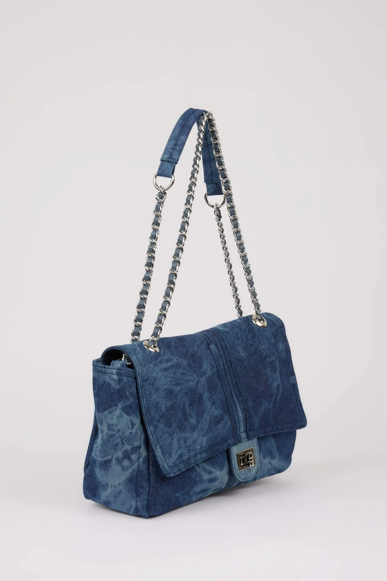 Women Jean Look Shoulder Bag