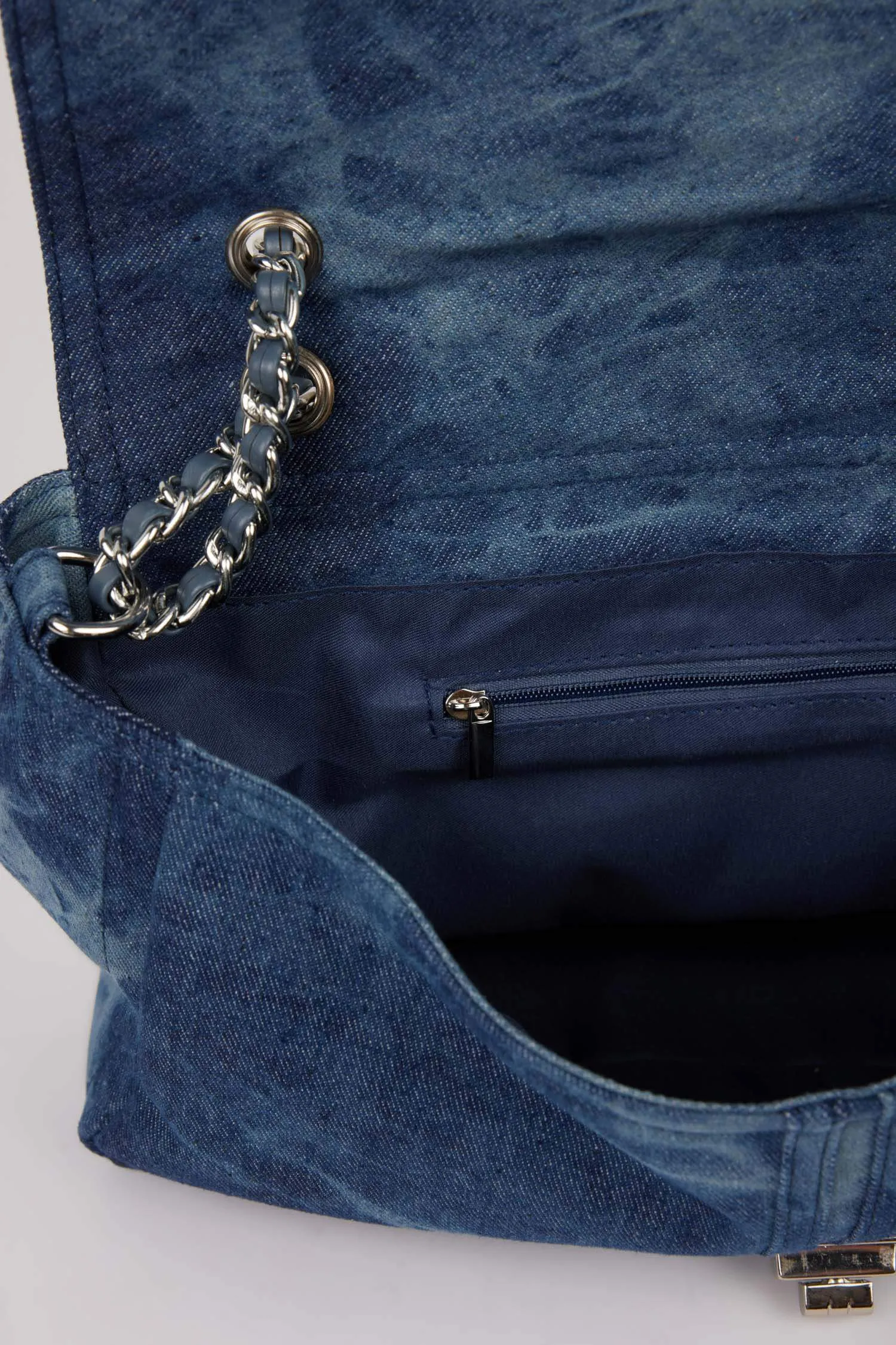 Women Jean Look Shoulder Bag