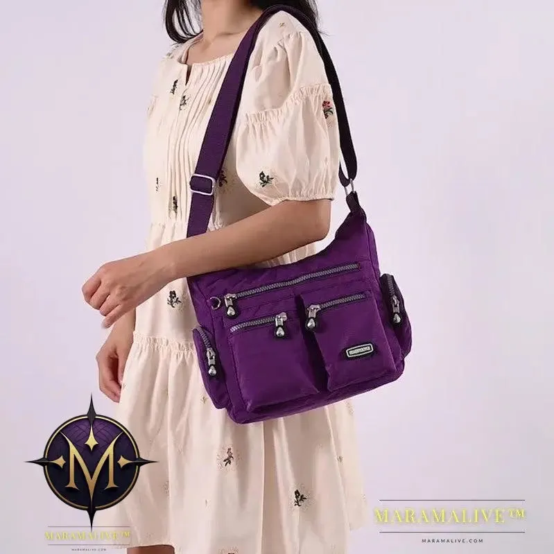 Women Shoulder Bags Multiple Pockets Waterproof Crossbody Bags