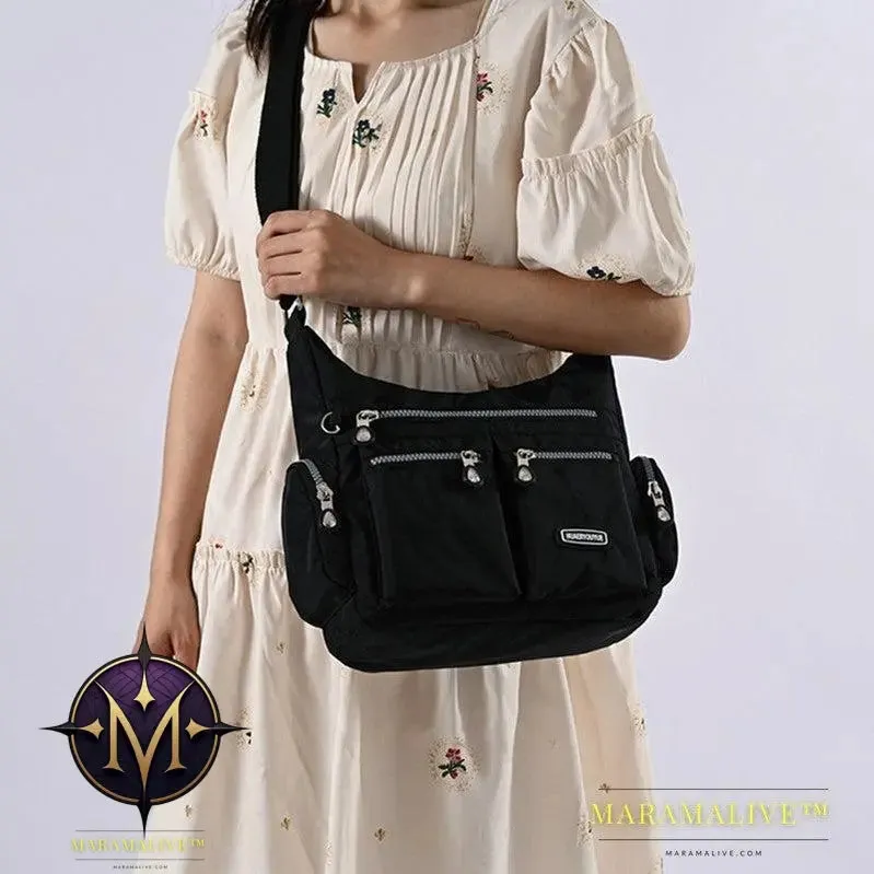 Women Shoulder Bags Multiple Pockets Waterproof Crossbody Bags