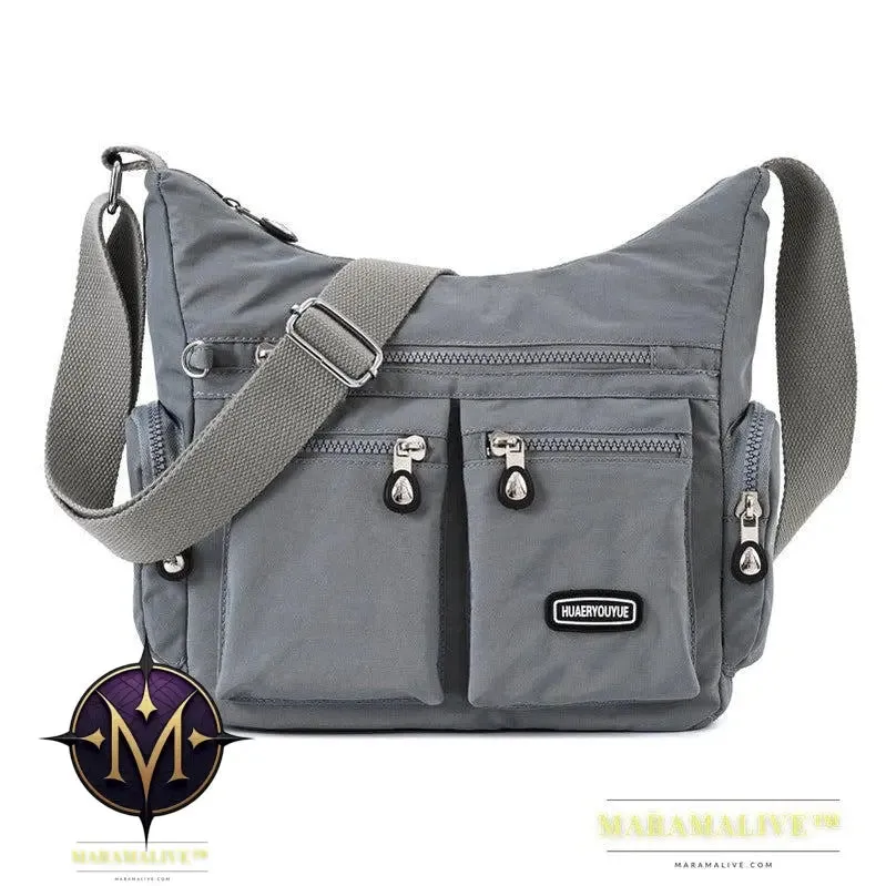 Women Shoulder Bags Multiple Pockets Waterproof Crossbody Bags