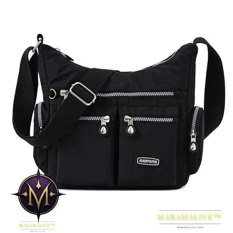 Women Shoulder Bags Multiple Pockets Waterproof Crossbody Bags