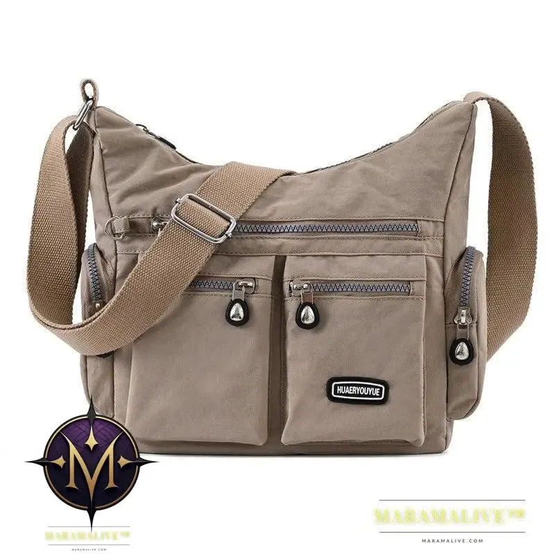 Women Shoulder Bags Multiple Pockets Waterproof Crossbody Bags