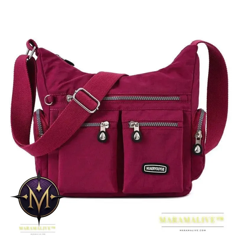 Women Shoulder Bags Multiple Pockets Waterproof Crossbody Bags