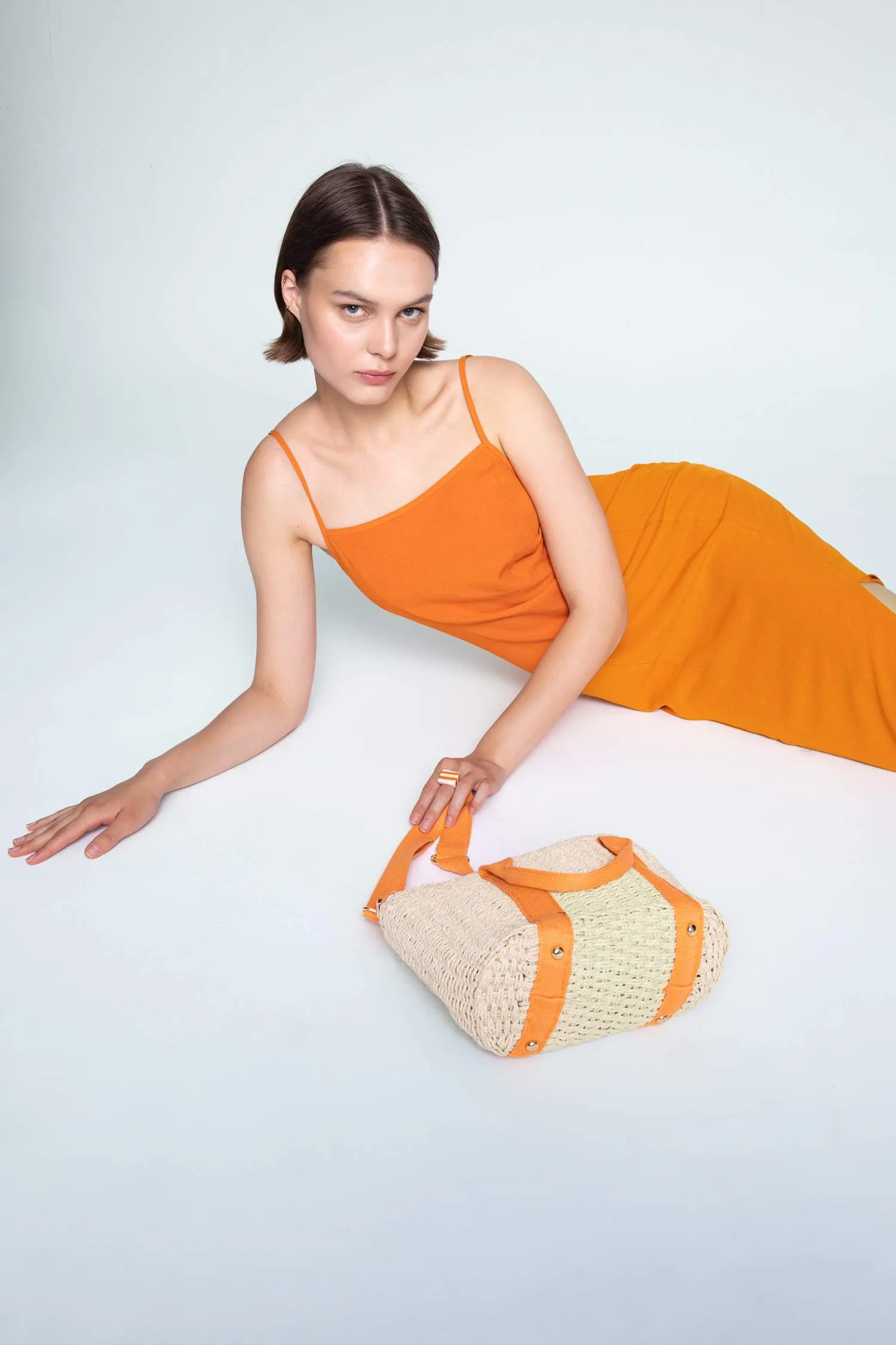 Women Straw Crossbody Bag