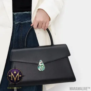 Women's Large Capacity Leather Portable Shoulder Messenger Bag