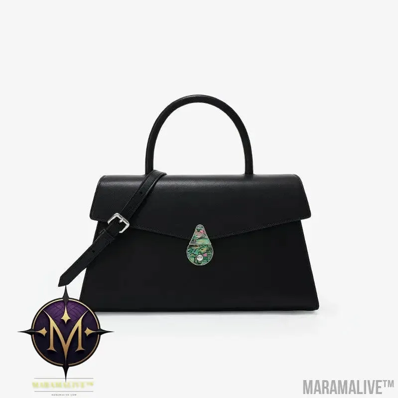 Women's Large Capacity Leather Portable Shoulder Messenger Bag