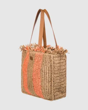 Womens Wide Eyed Palmtree Tote Bag