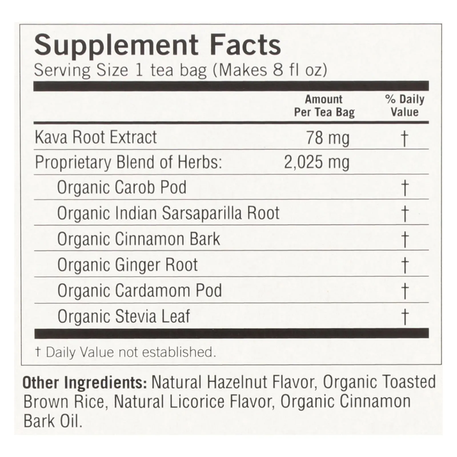 Yogi Kava Stress Relief Herbal Tea Caffeine Free - 16 Bag - Case Of 6